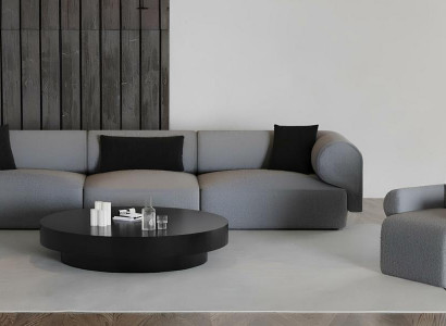Modern bench for comfortable furnishing