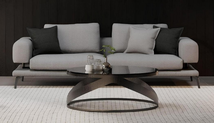 Modern 3-seater sofa, soft, comfortable, ideal