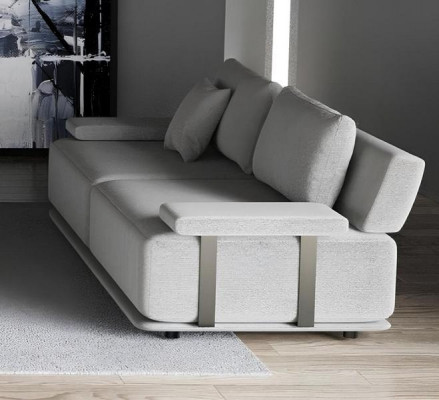 Aesthetic 3-seater sofa with design emphasis