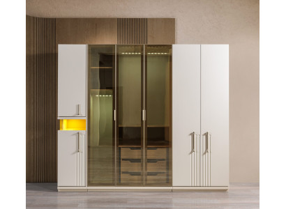 Modern wardrobe at 251 cm