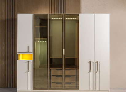 Modern wardrobe at 251 cm