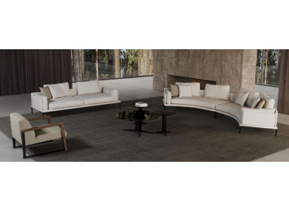 Modern geometric and elegant bench