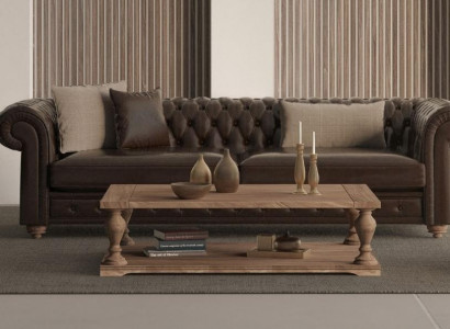 Practical bench for your living space in decorative style