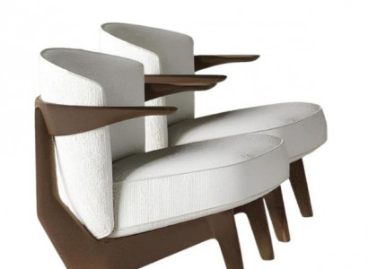 Modern design table Lusso, soft, without excessive decoration