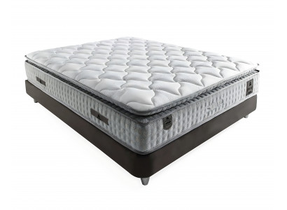 Modern bed with mattress