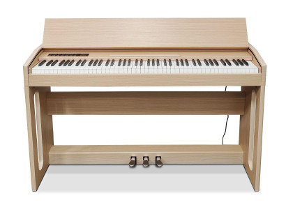 Digital piano for home use 130 cm light brown