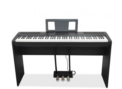 Black digital piano