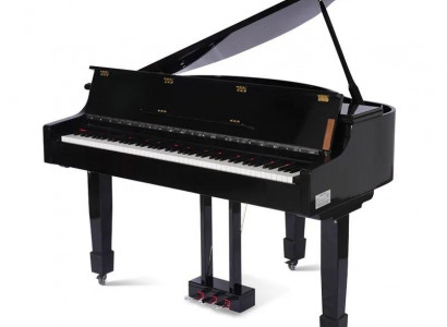 Black digital piano