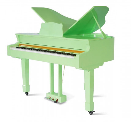 Digital piano with glossy surface