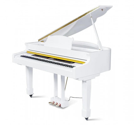 White piano