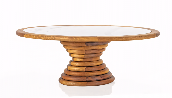 Modern seating table that combines aesthetics and functionality