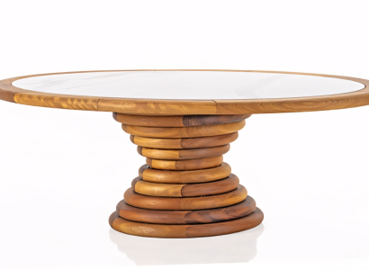 Modern seating table that combines aesthetics and functionality