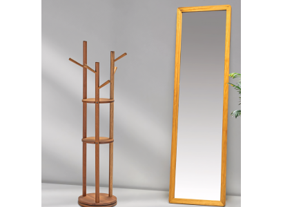 Vertical shelf: Minimalism and comfort