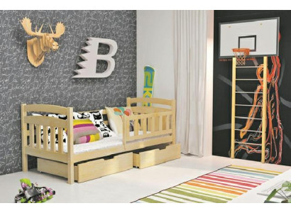 Bed KACPER 1 with mattress and drawer