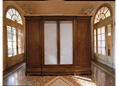 Wardrobe set wood cabinet bedroom solid wood furniture Italy cabinets
