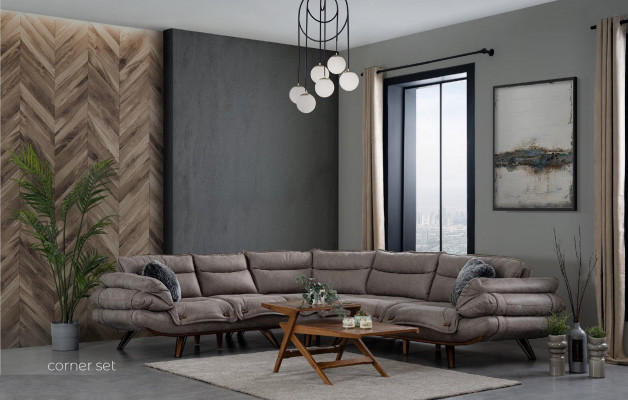 Sectional sofa L shape sofa couch upholstered sofas living landscape fabric sofa corner couch textile