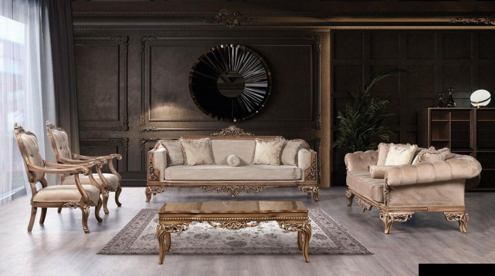Sofa set 3+3+1+1 seater coffee table suite sofa sofas set 5-piece