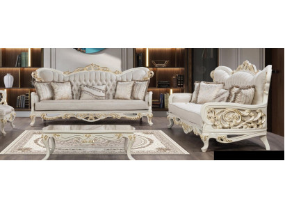 Sofa set 3+3+1+1 seater coffee table set sofa armchair couch upholstery 5-piece set