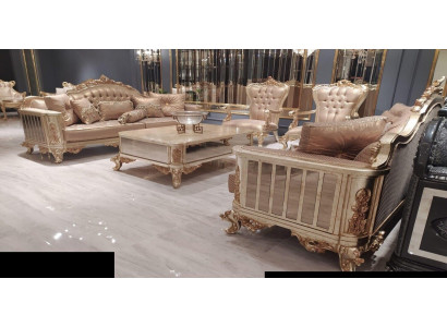 Sofa set 3+3+1+1 seater coffee table sofa armchair sofas fabric luxury set 5-piece