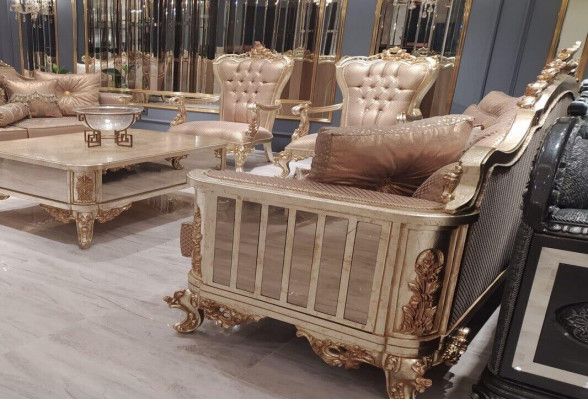 Sofa set 3+3+1+1 seater coffee table sofa armchair sofas fabric luxury set 5-piece