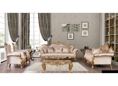 Set 5-piece Sofa Set 3+3+1+1 Seater Coffee Table Sofa Armchair Sofas New