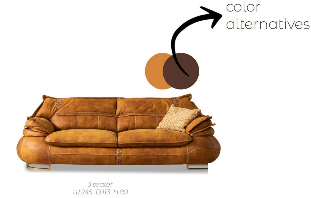 Three-seater luxury 3-seater couch upholstery classic seating sofas living room furniture