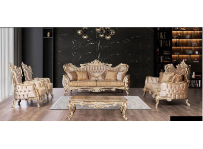 Sofa set 3+3+1+1 seater coffee table sofa armchair sofas relax luxury set 5-piece