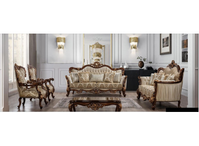Group Set 5-piece Sofa Set 3+3+1+1 Seater Coffee Table Sofa Sofas Couch Fabric