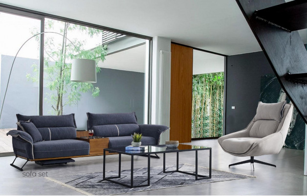 Luxury Suite Set Sofa Suite 4+1 Seater Sofa Sofas Armchair Fabric 2-piece Sets