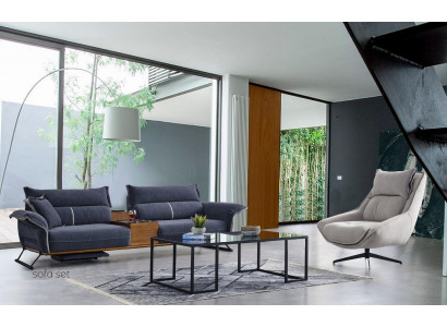 Luxury Suite Set Sofa Suite 4+1 Seater Sofa Sofas Armchair Fabric 2-piece Sets