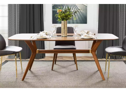 Dining table design furniture, dining room table, luxury Italian style wooden table, tables