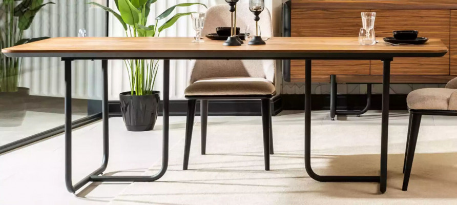 Furniture Dining Room Tables 220x100 cm Dining Table Luxury Table Wood Dining Tables