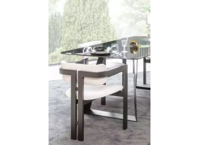 Dining room chair, chair, armchair, design dining table, seat, wood, luxury, white