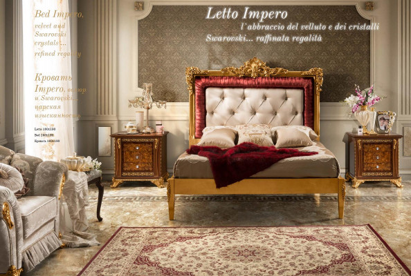 Double bed, luxury beds, wooden bed frames, bed frames, brown, classic design.