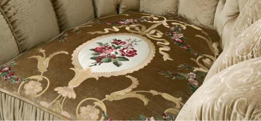 Furniture Chairs Art Deco Design Armchair Textile Living Room Lounge Luxury Design New