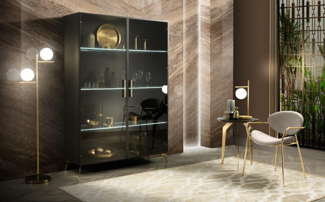 Display cabinet modern showcases living room living room cabinets modern new