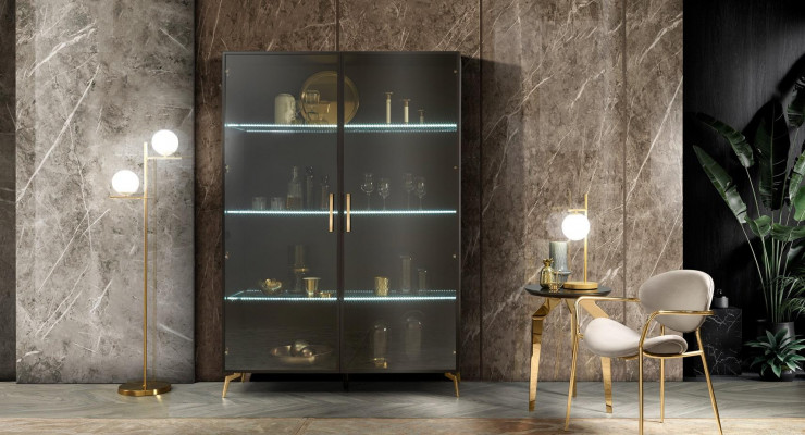 Display cabinet modern showcases living room living room cabinets modern new