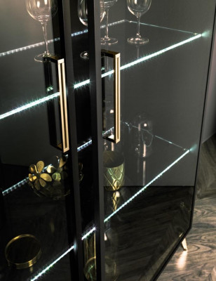 Display cabinet modern showcases living room living room cabinets modern new