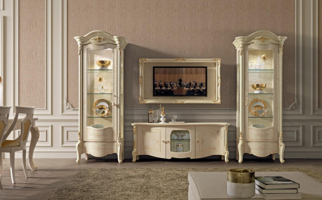 Display glass cabinet showcases living room display cabinets Italian furniture NEW