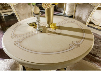 Tables Round Baroque Rococo Furniture Round Tables New Classic Dining Table Table Round
