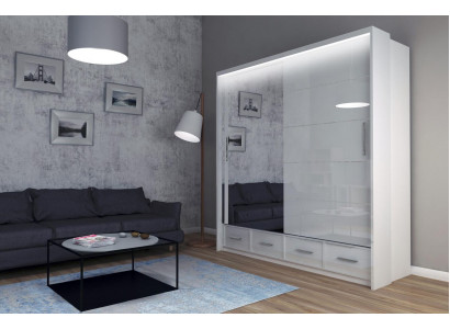 Wardrobes Furniture Living Wood Cabinets Clothes Wardrobe Laundry Room High Gloss