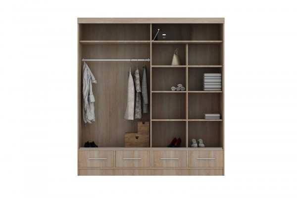Wardrobes Furniture Living Wood Cabinets Clothes Wardrobe Laundry Room High Gloss