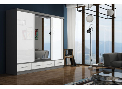 Italian design wooden wardrobe cabinets closet bedroom furniture new