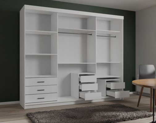 Furniture Living Furniture Wood New Wardrobe Designer High-Gloss Wardrobes