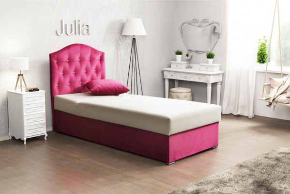 Furniture 120x190 Upholstery Textile Beds Luxury Design Frame Chesterfield Single Bed