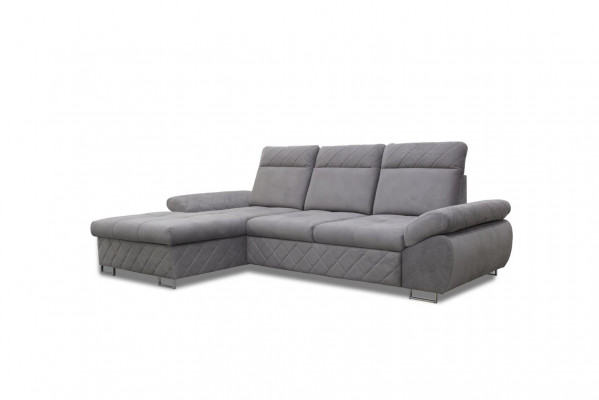 Living Room Textile L-Shape Sofas Brown Corner Sofa Couch Upholstered Furniture Sofa Bed NEW