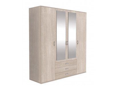 Wardrobe Wood Closet Bedroom Cabinets Modern Style Wardrobe New