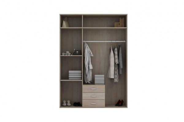 Designer high-gloss wardrobes furniture living wood luxury wardrobe new