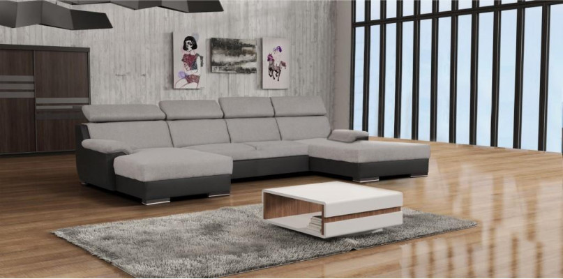 Modern Relax Seating Luxury Furniture Sofa Living Landscape Couch Corner Sofa U-shape Upholstery