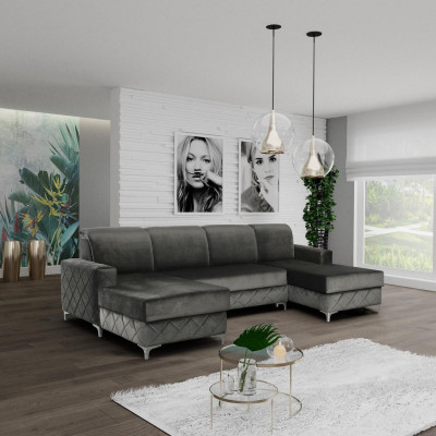 Modern Relax Seating Furniture Living Landscape Furniture Corner Sofa U-Shape Luxury Textile Upholstery